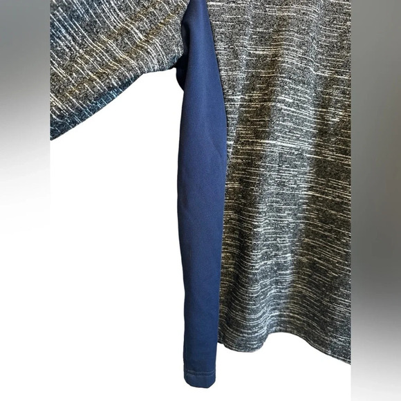 New England Patriots Fanatics Instant Replay Hoodie Heathered Charcoal/Navy 2XL - Picture 5 of 7